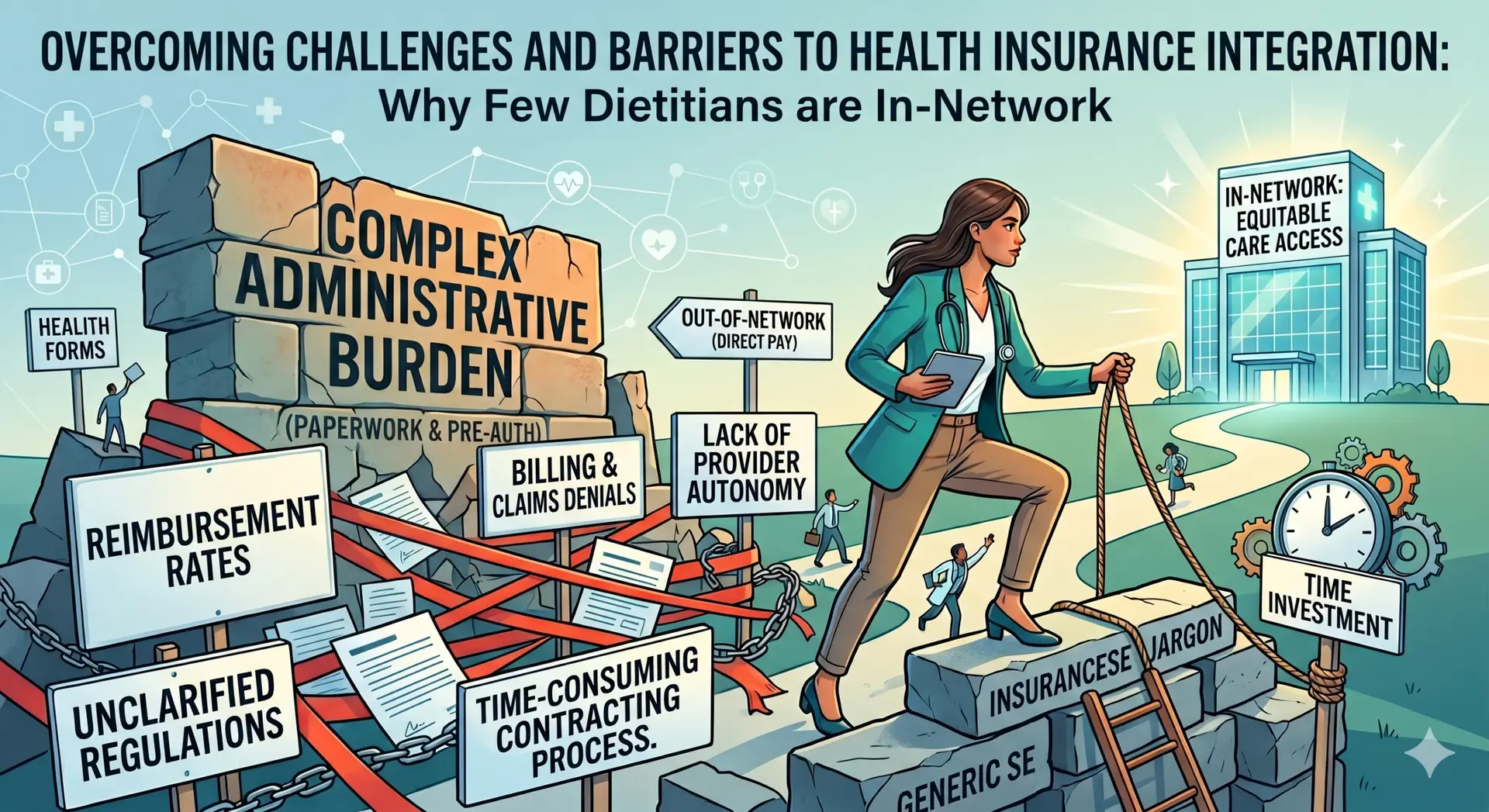 The Three Roadblocks: Why Dietitians Hesitate to Accept Insurance