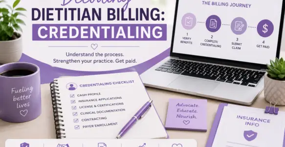 Decoding Dietitian Billing – The 3 C’s to Reimbursement; Part 1: Credentialing